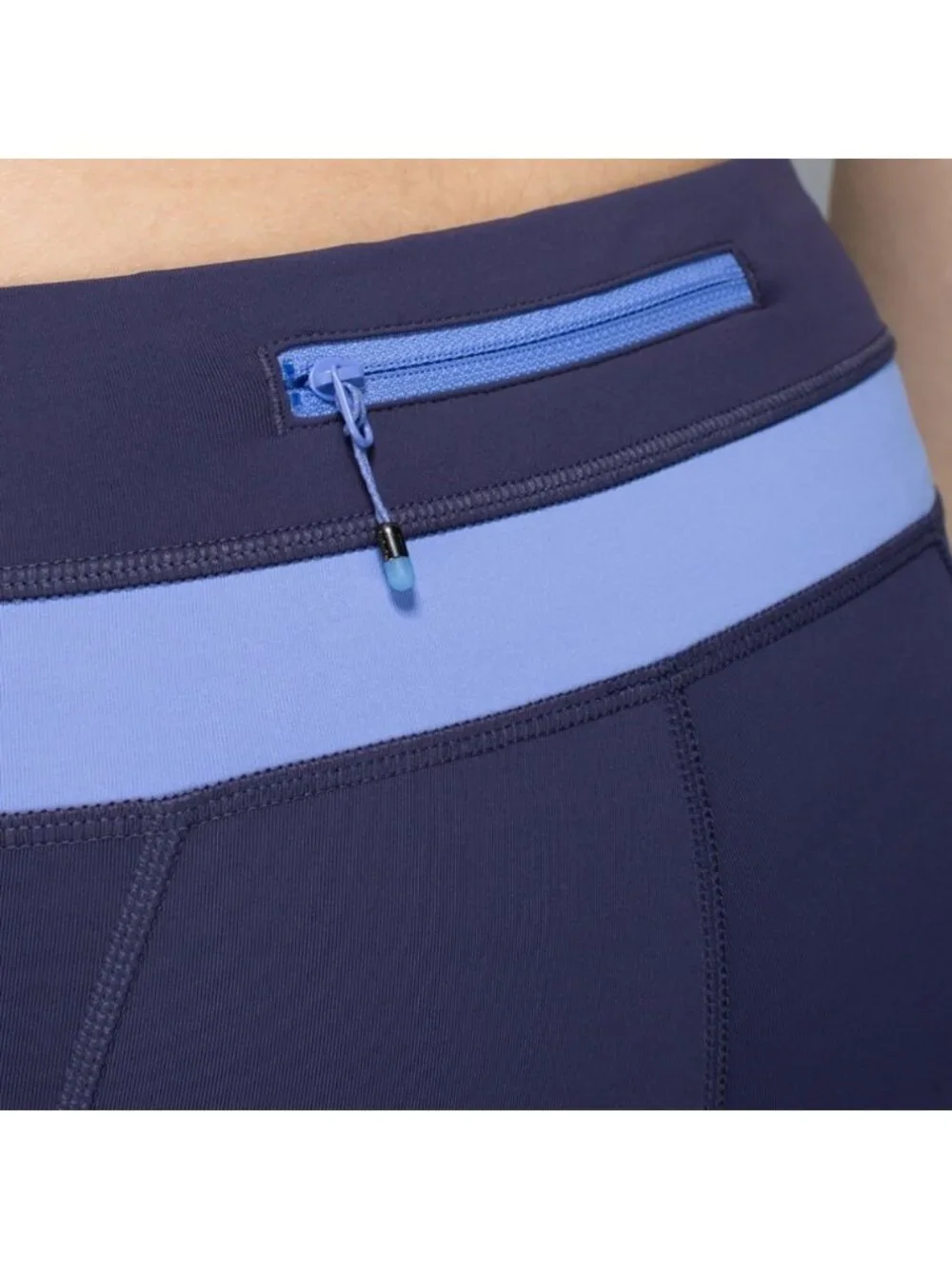 Lululemon Run: Inspire Crop II Cadet Blue / Lullaby
